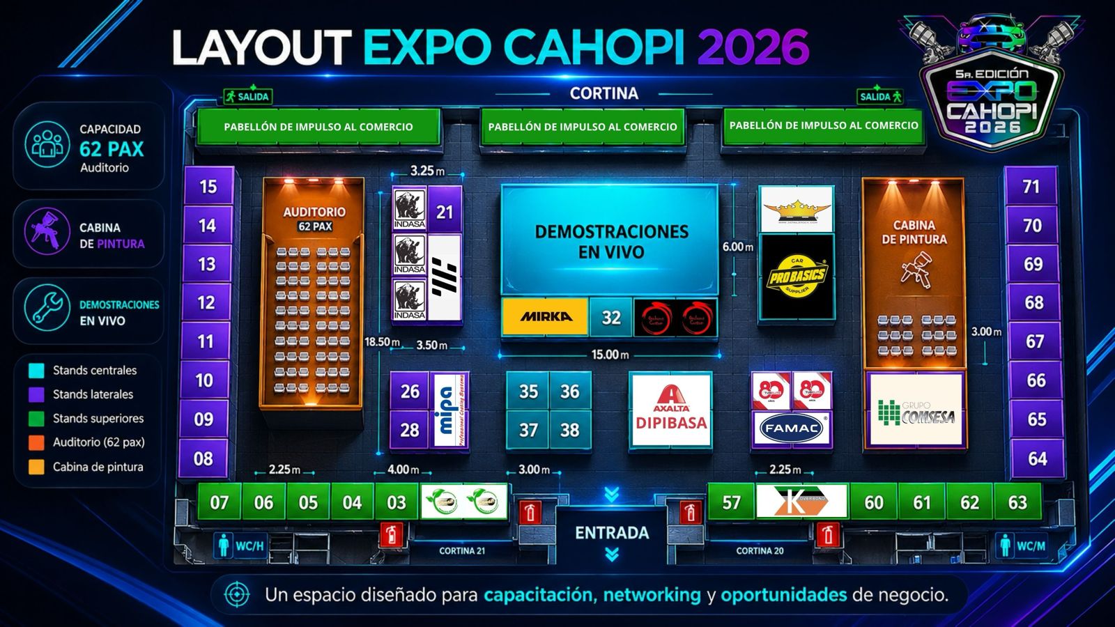 Layout EXPO CAHOPI 2026