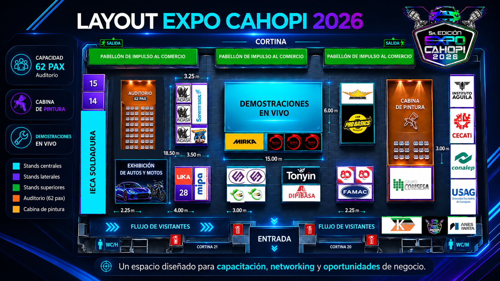 Layout EXPO CAHOPI 2026
